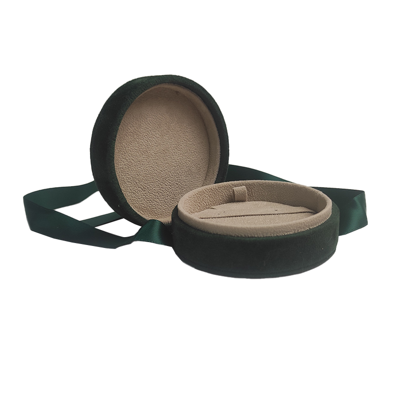 Бархатная круглая лента, Подарочные ювелирные изделия, упаковочное кольцо, ожерелье, подвесные коробки