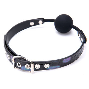 Balle de gag souple pour jeux sexuels, gag à bouche ouverte, bondage BDSM, balle buccale, pour femmes et couples, jeux sexuels pour adultes, accessoires érotiques, <span class=keywords><strong>harnais</strong></span> - Product Image 2