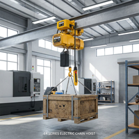 Palans électriques 2 tonnes 220V 380V 440V M5, classe de service intensif, double vitesse, vente directe usine, pour entrepôt et usine