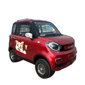 Esportazione piccola nuova energia Automobile 2 porte 10 ''pneumatici 4 ruote auto elettrica 60v 1000W per adulti chiuso veicolo elettrico 60 km/<span class=keywords><strong>h</strong></span> - Product Image 1