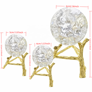 Fuente <span class=keywords><strong>de</strong></span> <span class=keywords><strong>Agua</strong></span> <span class=keywords><strong>con</strong></span> Esfera <span class=keywords><strong>de</strong></span> <span class=keywords><strong>Cristal</strong></span> Pulido JINCUI, Bonsái, Esfera <span class=keywords><strong>de</strong></span> Feng Shui, Adorno para Decoración del Hogar y Jardín - Product Image 2