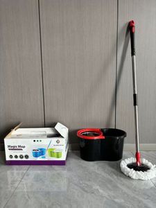 Venda quente Mops Floor Cleaning Absorvente Stick Handle Rotating <span class=keywords><strong>Mop</strong></span> Set Com Plastic <span class=keywords><strong>Mop</strong></span> Bucket - Product Image 6