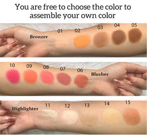 Marque privée Bâton de <span class=keywords><strong>fard</strong></span> à joues scintillant rose Blush à joues naturel Correcteur de teint rose Crème mate Logo personnalisé Maquillage Vente en gros - Product Image 2