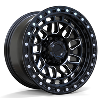 KIPARDO – nouveau design 17x9 adapté 6x139.7 décalage-12 à 12 6x114.3 17 pouces 6 trous 4x4 roues tout-terrain en alliage d'aluminium