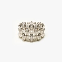 Bague en argent 925 avec moissanite, au toucher premium et d'une esthétique luxueuse discrète. Bague de mariage pour elle/femme, anniversaire.
