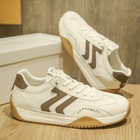 Chaussures décontractées pour hommes à lacets basses en microfibre avec doublure en maille antidérapante respirante rétro Forrest Gump Semelle épaisse en caoutchouc confortable