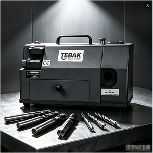เครื่องลับคมดอกเอ็นมิลล์ TEBAK แบบใบมีดเกลียว สำหรับดอกคาร์ไบด์และ HSS แบบ 2/3/4 ฟลุต ช่วงการเจียร 4-14 มม. - Product Image 6