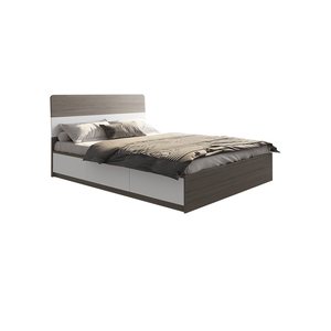 Modern Hotel Bedroom Furniture Set, Durable Wood <b>Storage</b> Bed Frame with Headboard, Eco-Friendly Commercial Apartment Suite, Low - Product Image 5