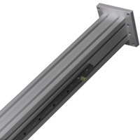 Actuador Lineal Vertical ZTM100 con Engranaje de Motor de Correa, de Aluminio, Antipolvo, Carga de 120 kg, Velocidad de 1 m/s, Eje de Elevación de Alta Resistencia para