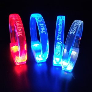 Bán Buôn Acrylic Flashing Bracelet,LED Flash Bracelet Điện Tử Glow Vòng Đeo Tay Đồ Chơi Cho Đảng - Product Image 4