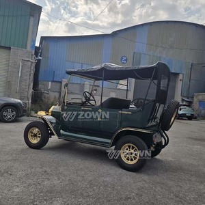Carrito Eléctrico Clásico Réplica Vintage para Eventos de Boda y Transporte en Parques - Product Image 1