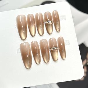 <span class=keywords><strong>Uñas</strong></span> <span class=keywords><strong>Postizas</strong></span> de Lujo, Reutilizables, Impresas en 3D, Hechas a Mano, Extra <span class=keywords><strong>Largas</strong></span>, 10 Piezas, <span class=keywords><strong>Uñas</strong></span> Francesas de Gel, <span class=keywords><strong>Uñas</strong></span> Artificiales - Product Image 5