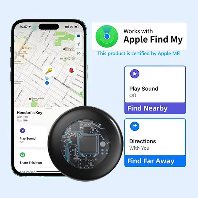 Smart Tag Pet Wireless Mini Locator Tracker for Children Find My Tag