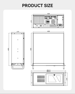 OEM ODM OPS อินเทอร์เฟซแบบโต้ตอบ IPC 4U มินิพีซีอุตสาหกรรม รุ่นที่ 3 I5 8G 128G B75 รุ่นที่ 4 Core I7 DDR3 RAM 12G 256GB 512G SSD 2U/4U Core Mi - Product Image 4