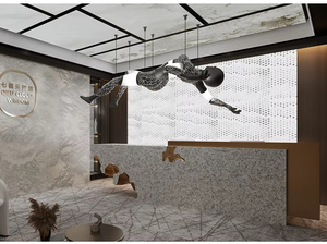 Lampe de sol sculpturale 3D imprimée pour la décoration intérieure et l'éclairage d'ambiance - Product Image 6