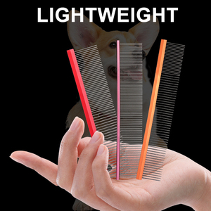 <span class=keywords><strong>Pettine</strong></span> <span class=keywords><strong>per</strong></span> pidocchi di lusso in acciaio inossidabile <span class=keywords><strong>per</strong></span> animali domestici in metallo a nido d'ape <span class=keywords><strong>pettine</strong></span> <span class=keywords><strong>per</strong></span> gatti - Product Image 3