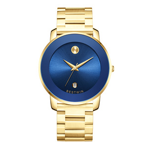 Montre décontractée de luxe pour homme - Montre-bracelet étanche et résistante aux rayures de qualité supérieure, bracelet en silicone, confortable et élégante - Product Image 4