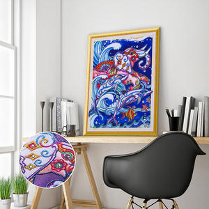 Nouvelle idée de produit, artisanat fait main, vente en gros, peinture au diamant 5D de forme spéciale pour la <span class=keywords><strong>d</strong></span>écoration artistique - Product Image 4