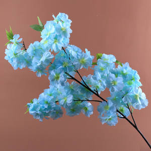 <span class=keywords><strong>Pas</strong></span> <span class=keywords><strong>Cher</strong></span> Vente en Gros Japonais Blanc Rose Soie Fleur De Cerisier Tiges Faux Sakura Fleur Branche Fleur De Cerisier Artificielle - Product Image 3