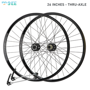 Jeu de roues VTT tout-terrain SeeMore OEM 120 Clicks pour Dirt Jump, avec système de fixation rapide/<span class=keywords><strong>axe</strong></span> <span class=keywords><strong>traversant</strong></span> - Product Image 4