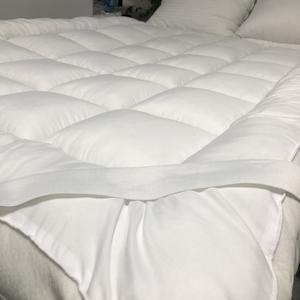 <span class=keywords><strong>Pillow</strong></span> <span class=keywords><strong>Top</strong></span> dengan 8-21 Inch Saku Dalam King 1000GSM Microfiber Pad Matras Bambu Penutup Tempat Tidur Queen Matras - Product Image 4