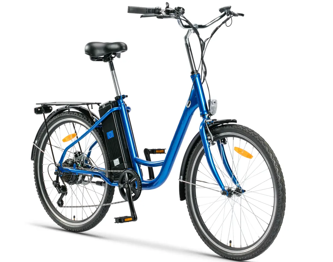 Achterste Motor-Aandrijving Fiets Klassieke 26 Inch Wiel Verbeterde Versie Fiets Retro Elektrische Stadsfiets Voor Volwassenen