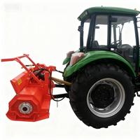 Tracteur d'exportation avec machine de remise en état des terres, machine de broyage et de découpe à suspension arrière quatre roues, pour la débroussaillage forestier et des arbres