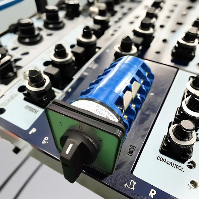 160A Manual Changeover 5 Pole 3 Position Rotary Cam Control Switches CE/TUV Certified Copper Composite Silver Contact IP65 440V