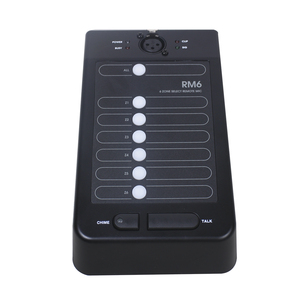 Amplificateur de microphone de sonorisation 6 zones pour la série <span class=keywords><strong>MPro</strong></span>, télécommande RJ45 avec fonctions Talk/Chime et interrupteur de verrouillage - Product Image 2