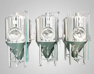 Équipement de brassage d'acier inoxydable d'équipement de brasserie de bière 7BBL avec des réservoirs de fermenteur