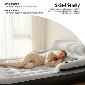 Inflatable <b>Backrest</b> Mattress Large Air Bed EVA Material Portable Home Use Comfort Support Unisex - Product Image 5