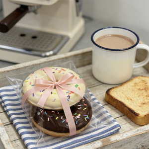 4Inch Plastic Donut Eco-Friendly Party Display Dessert Table Decoration Colorful Pin Mini Snacks Window DIY - Product Image 3