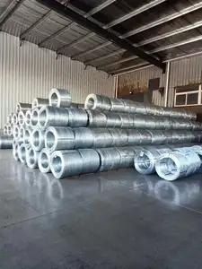 Factory Supply Zinc Coated Hot Dipped Gi Galvanised Rod 0.3Mm High Tensile High Carbon Galvanized Steel Metal Wire