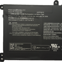Batterie d'ordinateur portable d'origine 7.7V 35.03Wh SQU-1717 SQU-1716 pour KINGBOOK U65A QL9S04 916AQ108H Batterie rechargeable pour ordinateur portable