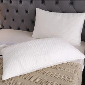 Высококачественная Прямоугольная форма волокна наполнение измельченной пены памяти подушка для снятия давления Удобная дышащая подушка