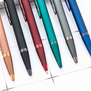 New 1.0Mm Custom Logo Hotel Corporate Promotional Gift Multi-Color Retractable Metal Ballpoint <b>Pens</b> Wholesale - Product Image 3