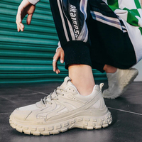 Chaussures de sport décontractées de luxe pour hommes, respirantes, résistantes à l'usure, avec semelle en maille et motif de pneu, collection automne, par un designer OEM