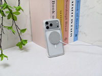 Funda Magnética para Teléfono con Cojín de Aire de TPU y PC, 360 °   Soporte de Anillo Giratorio con Protección Completa a Prueba de Golpes para iPhone 18 17 16 Pro Max