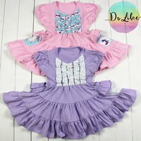 Barboteuse pour bébé personnalisé pour garçons et filles Ensemble de vêtements t-shirt et short pour enfants Vente en gros Tenue de bébé pour Pâques