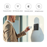 FEOCEY FCS525 étanche NFC RFID Scanner écran tactile Wi-Fi pour Bluetooth lecteur de carte IC avec mot de passe contrôle d'accès ABS