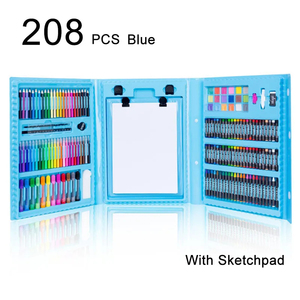 Juego de Dibujo Artístico de 208 Piezas para Niños, Adolescentes y Adultos, Suministros de Pintura, Lápices, Juego de Lápices de Acuarela de Primera Calidad en Oferta - Product Image 5