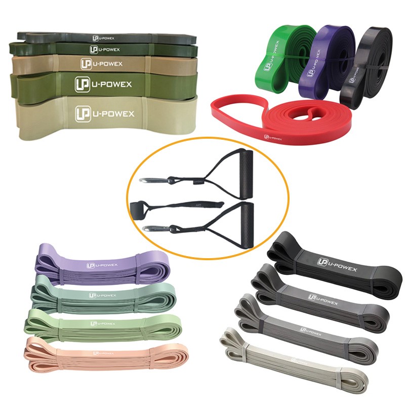 ปรับแต่ง Pull Up Assist ฟิตเนสการออกกําลังกายความต้านทาน Pilates Bands