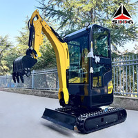 Mini-excavatrices SDDong Gong 0.8T/1.8T à prix abordables, exportables et personnalisables, mini-pelles chinoises économiques