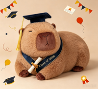 GREENMART Peluche Capybara Décoration de Remise de Diplôme avec Rembourrage en Coton PP et Lamination Brillante – Design Adorable pour Jeunes