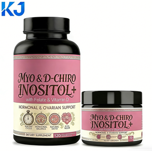 Capsules de Myo-Inositol et <span class=keywords><strong>D</strong></span>-Chiro-Inositol à Marque Blanche avec Folate et <span class=keywords><strong>Vitamine</strong></span> <span class=keywords><strong>D</strong></span> |   Complément alimentaire pour le soutien hormonal et ovarien, OEM ODM - Product Image 1