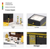 Cadeaux promotionnels Briques en plastique Kaaba dans la Grande Mosquée de la Mecque Ensemble de blocs de construction éducatifs