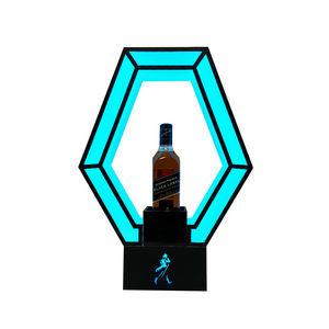 Illuminated Acrylic Wine Stand Led Lighting Modern Display <b>Rack</b> For <b>Bar</b> Ktv Commercial Use - Product Image 5