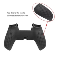 Housse de protection pour manette PlayStation 5, prix d'usine, poignées en Silicone avec coque à points pour accessoires de boîtier PS5