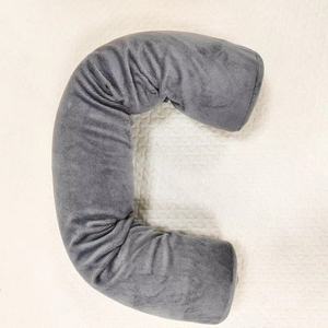 Oreiller de <span class=keywords><strong>voyage</strong></span> en forme de <span class=keywords><strong>tige</strong></span> torsadée en matériau antibactérien Oreiller de cou en mousse à mémoire de forme torsadée - Product Image 1