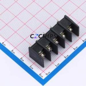 ZX-DG10-7.62-5P Barrier Terminal Block Through hole Component (THT),P=7.62mm Connector - Product Image 1